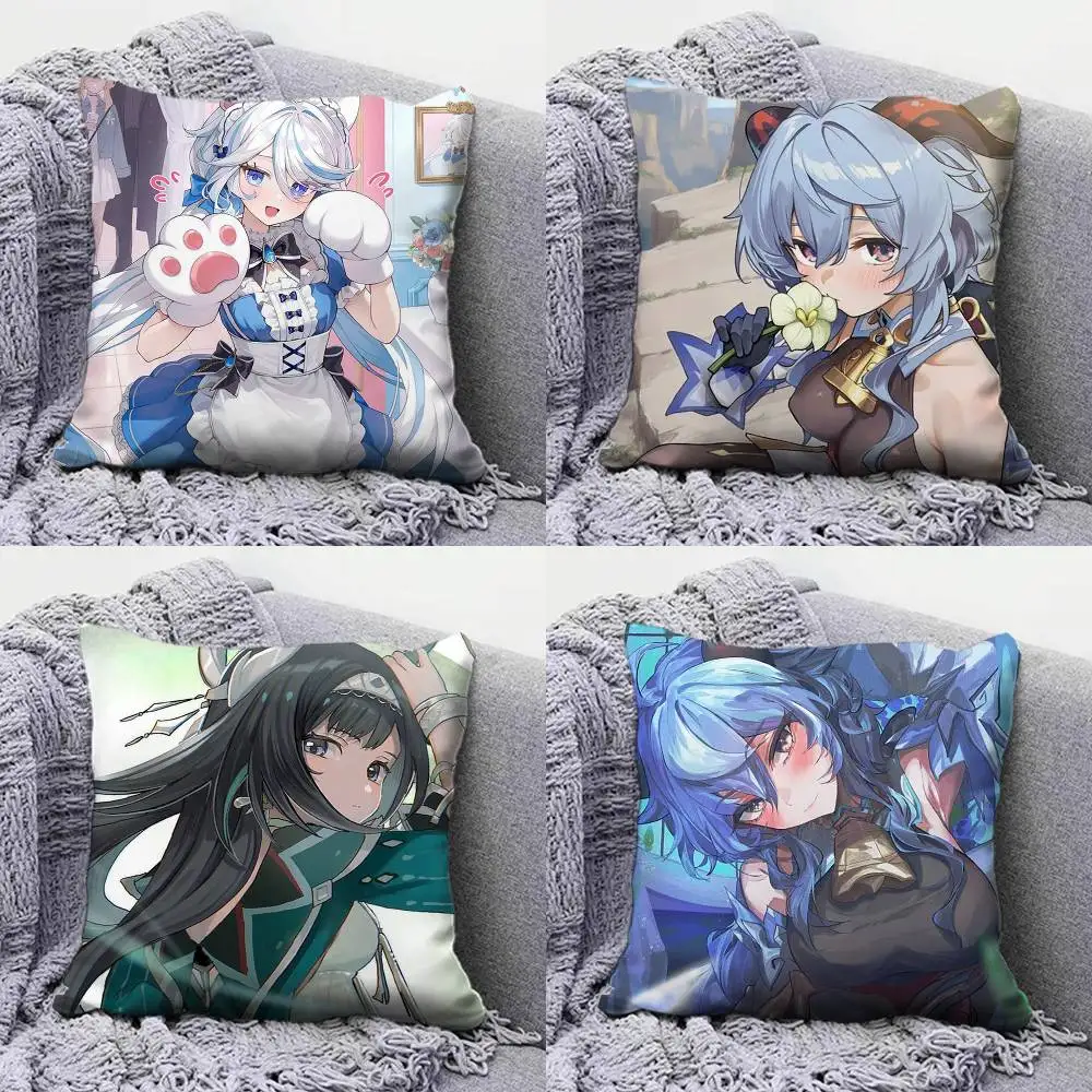 

Citlali Klee Nilou Columbina Genshin Impact Pillow Covers, Home Sofa Cushion Covers and Aecorative Custom