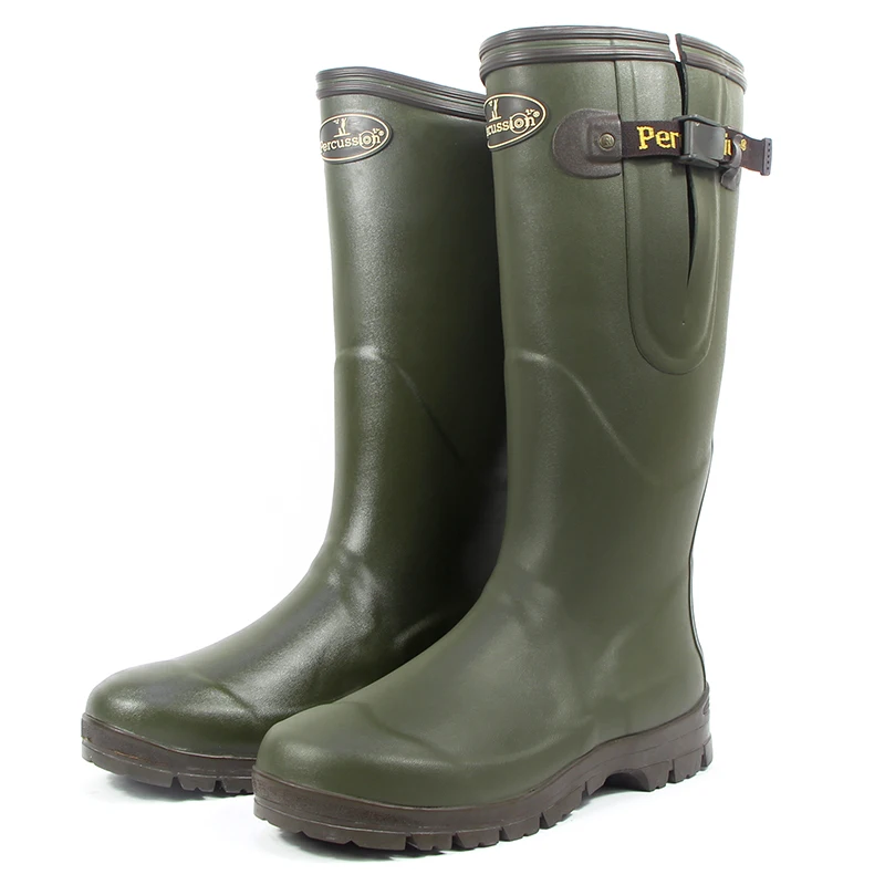 

Men's Uppert Rain Boots Waterproof Non-Slip Outdoor Hunting Fiing oes Faionable Spring Autumn Rubber Sole Youth Mid...