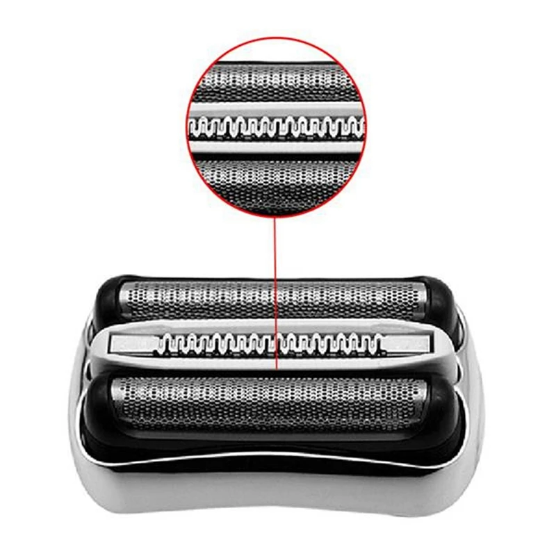 4ชิ้น21B 21วินาที32B 32วินาทีที่โกนหนวดไฟฟ้าเปลี่ยนหัวเมมเบรนสำหรับชุด Braun 3 301S 310S 320S 3000S 3020S