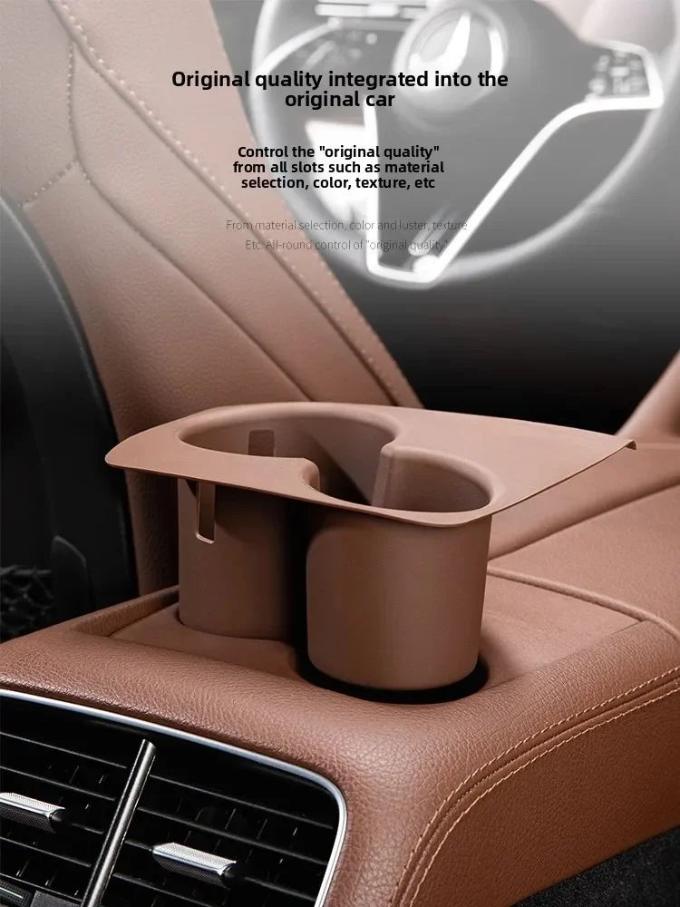 Rear drain cup holder for Mercedes 20-2025GLE W167 350 v167 coupe cover supplies gls x167 450 500e 350d 53 amg trim  accessories
