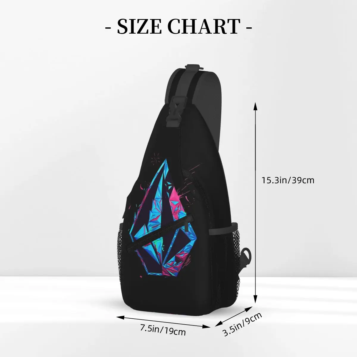 Best Volcom Series Logo Chest Bag Men Sling Crossbody Backpack Chest Bag Travel Hiking Daypack Shoulder Bag