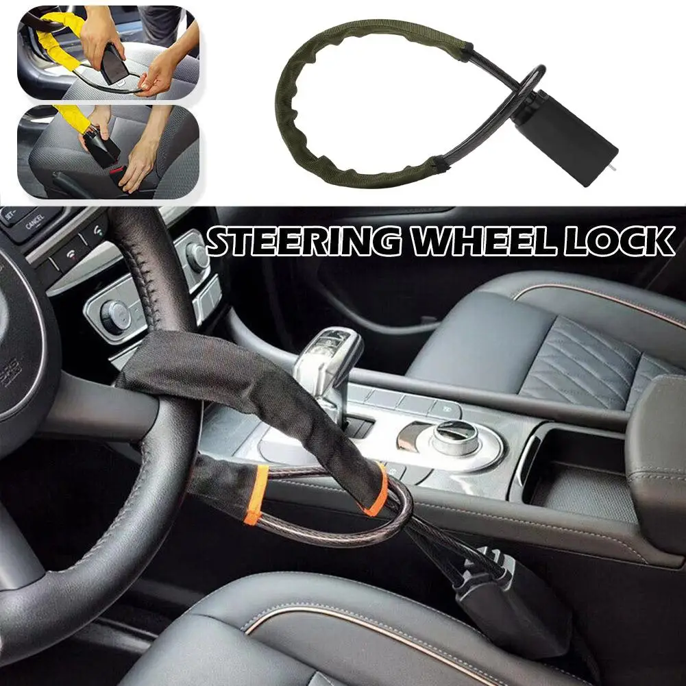 

Универсальный автомобильный замок на руль, противоугонное устройство, универсальная посадка, защита для тяжелых условий эксплуатации, грузовик, внедорожник, фургон, сейф, надежность