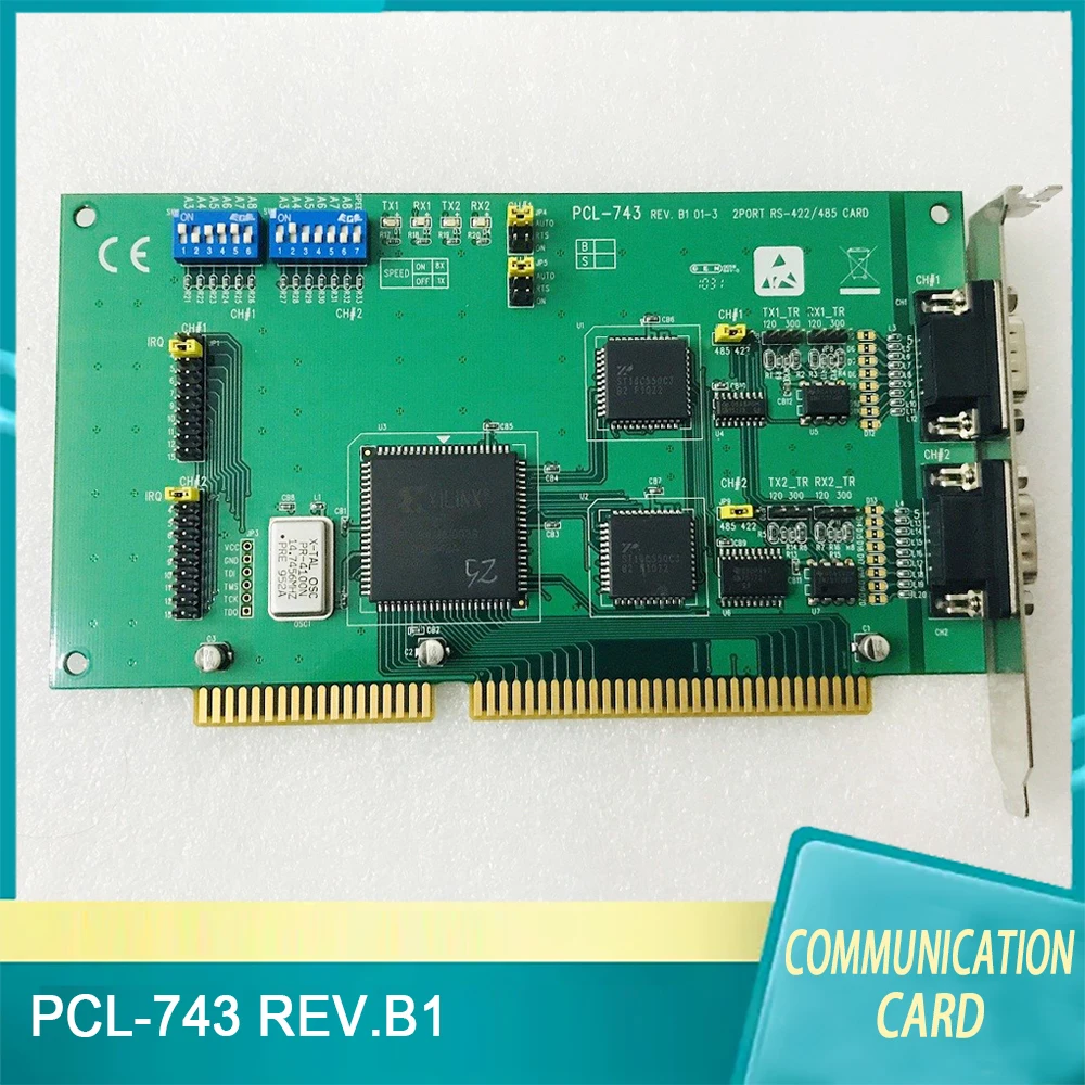 

PCL-743 REV.B1 для 2-портовой коммуникационной карты Advantech RS422/485 CARD