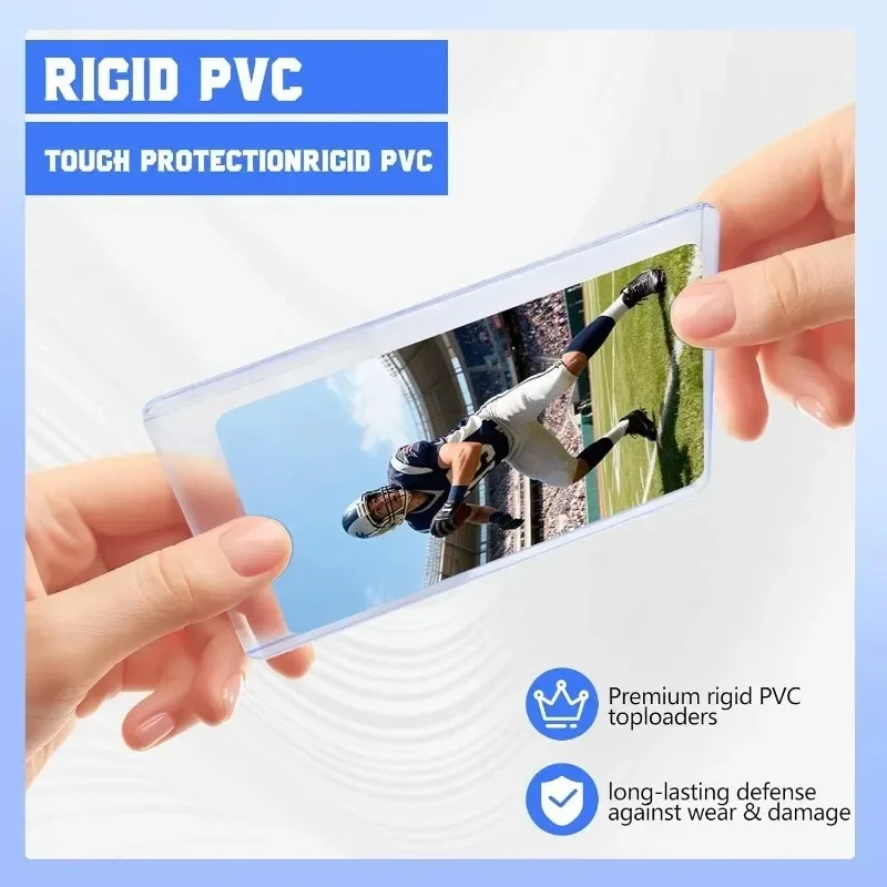 20/1pcs Transparent Toploaders Kpop Idol Photocard Sleeve Anti-scratch PVC DIY Gaming Trading Card Plastic Collect Holders Cover