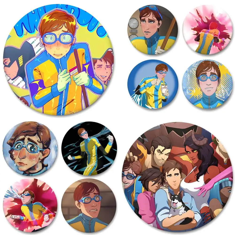 Waterboy D-Dispatch Round Badge Lapel Pin Backpack Clothing Jewelry Accessories Gift Brooch