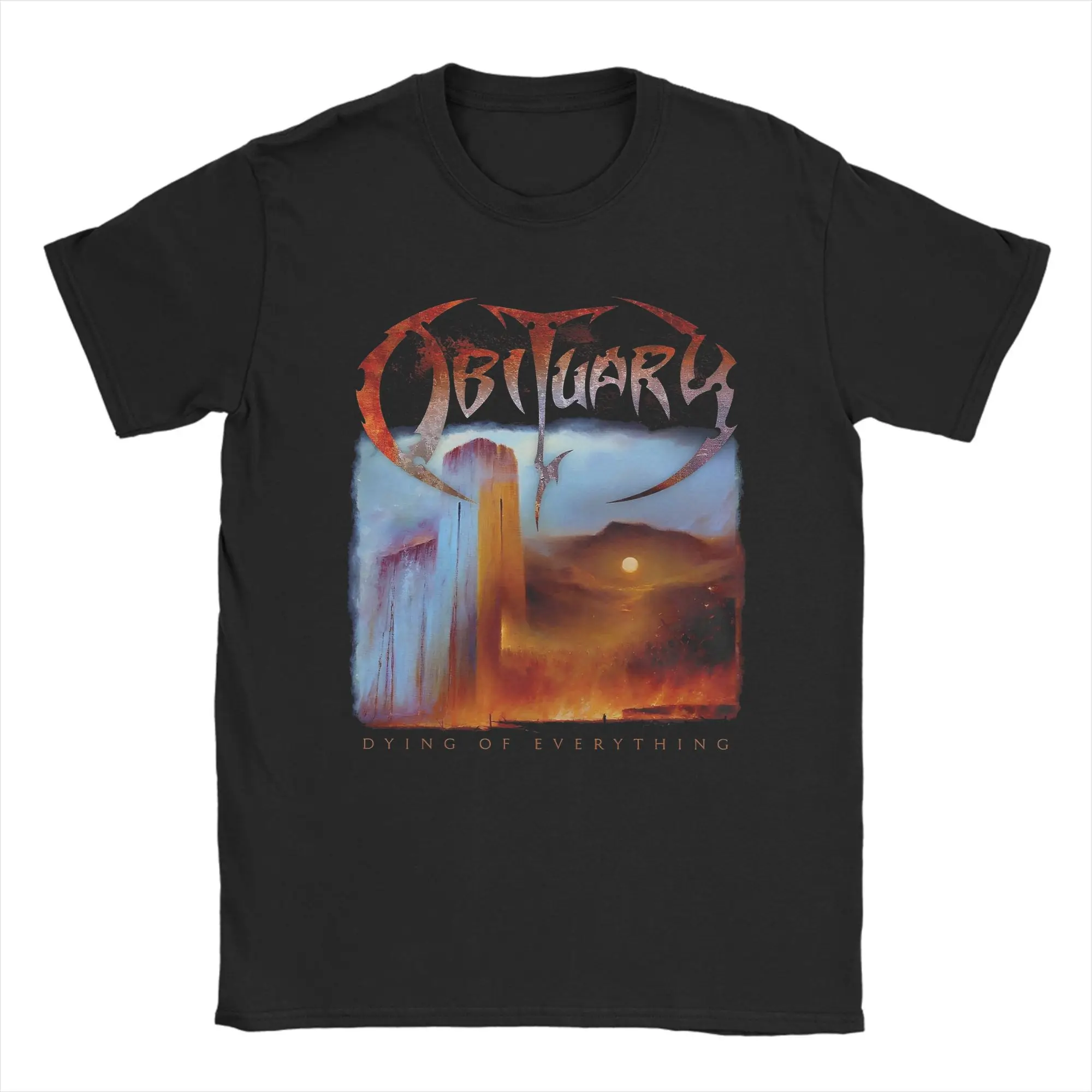 

Leisure Obituary Dying of Everything T-Shirt Men Round Neck Cotton T Shirt Short Sleeve Tee Shirt 4XL 5XL Clothes