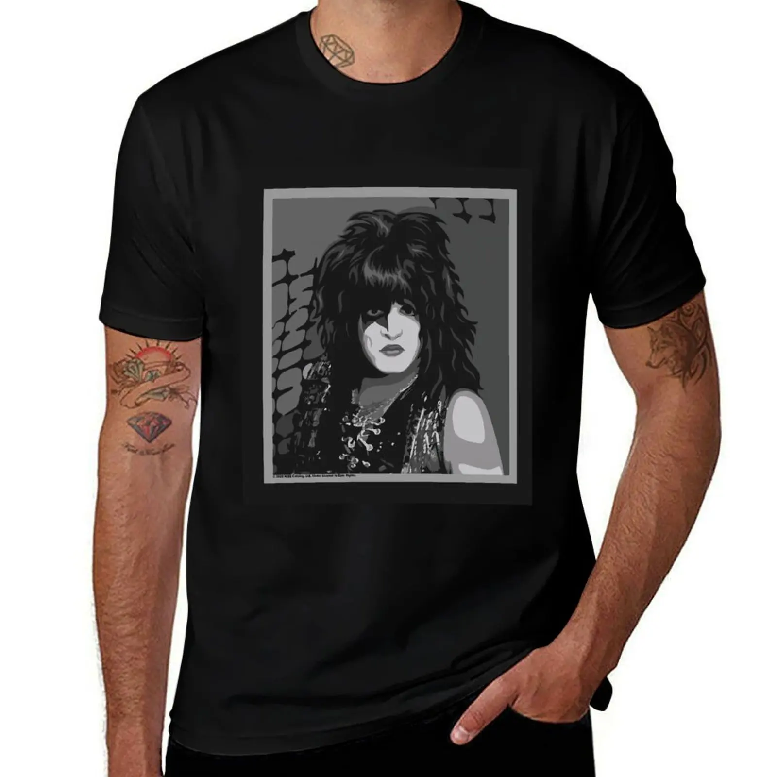 

The Starchild from Kiss band portrait T-Shirt custom t-shirts customs design your own big and tall t shirts for men