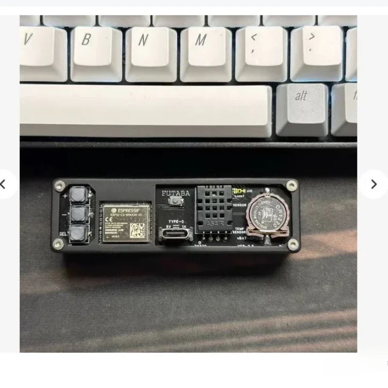 NIEUW DIY Desktop Netwerk Kloktemperatuur Intelligent ontwerp VFD High-definition display