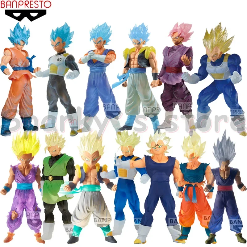 Bandai Original CLEARISE Dragon Ball Z Anime Figure Vegeta Son Gokuu Action Figure Toys For Boys Girls Kids Birthday Gifts Model