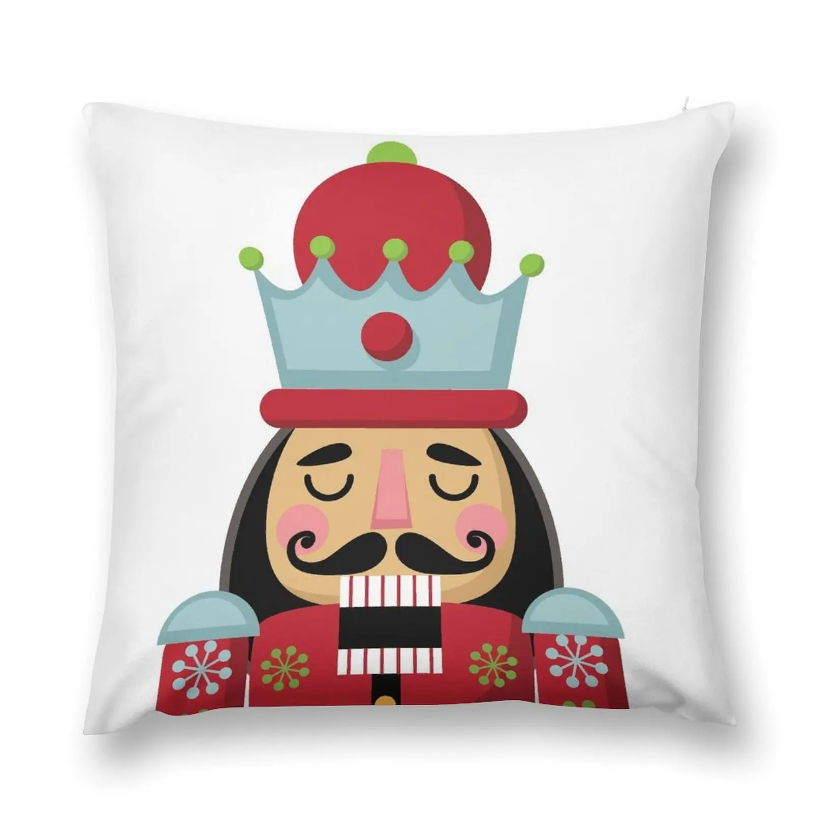 Cartoon Nutcracker Throw Pillow Cushion Cover Luxury Rectangular Cushion Cover pillow cover luxury Pillows Aesthetic pillow