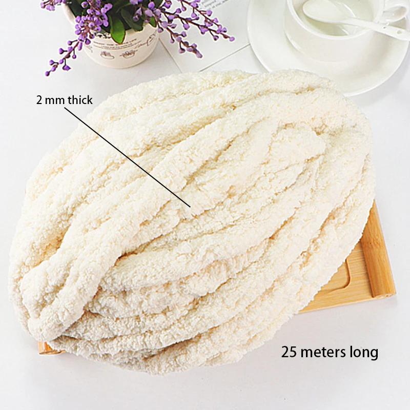 Thick Ice Strip Wool Good Looks Sausage Yarn Soft Finger Knitted Blanket Cat Nest Thread Hook Bag Seat Cushion