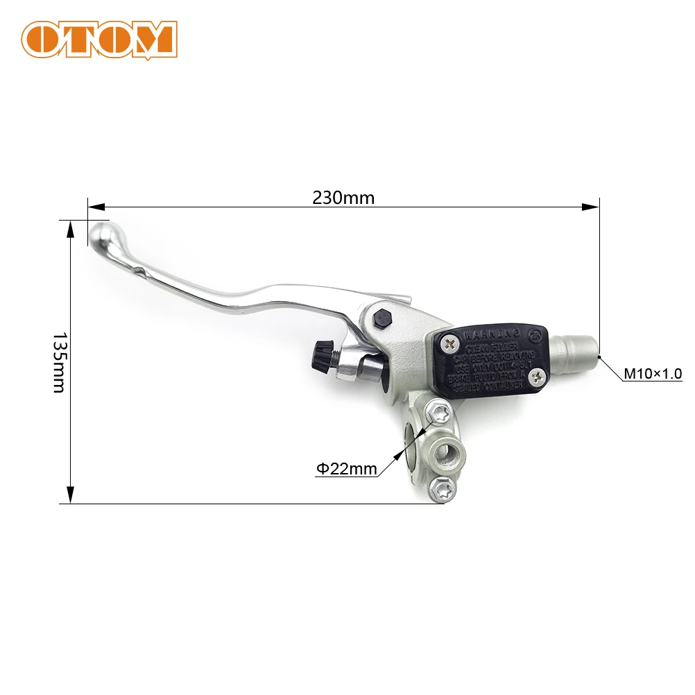 OTOM 22mm 7/8-inch Motorcycle Hydraulic Clutch Lever Handle Master Cylinder Pump For KTM SX85 EXC250 SXF450 HUSQVARNA TE TC 125