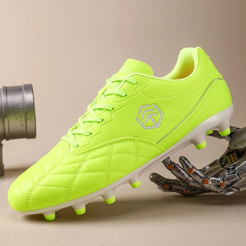 Neue Männer Fußball Stiefel Gras Atmungsaktive Spiel Outdoor Sport Fußball Schuhe Stollen Lange Spikes Komfortable Training Jungen Nicht Slip – Detail 28