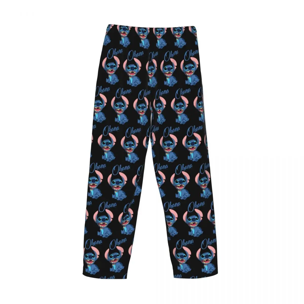 Benutzer definierte Cartoon Anime Manga Stich Pyjama Hosen Männer Lounge Schlaf Kordel zug Nachtwäsche Hosen mit Taschen