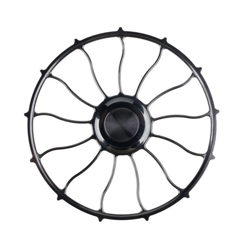 Titanium alloy carved turtle aviation integrated, bagua fishing line dial wheel wheel hand winding accessories