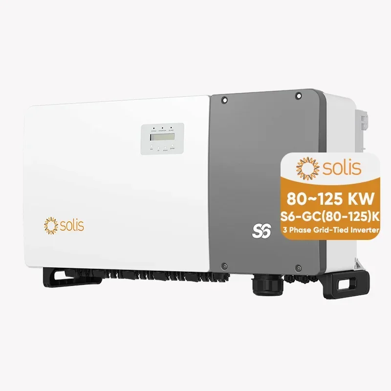 Solis S6-GC Protezione IP66 Inverter solare trifase legato alla rete 80KW-125KW - Alta densità di potenza per sistemi di energia rinnovabili