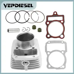 VEPDIESEL 1Set High-quality 67mm Cylinder piston Big Bore Kit For Italika DM250 250CC Moto Accessories