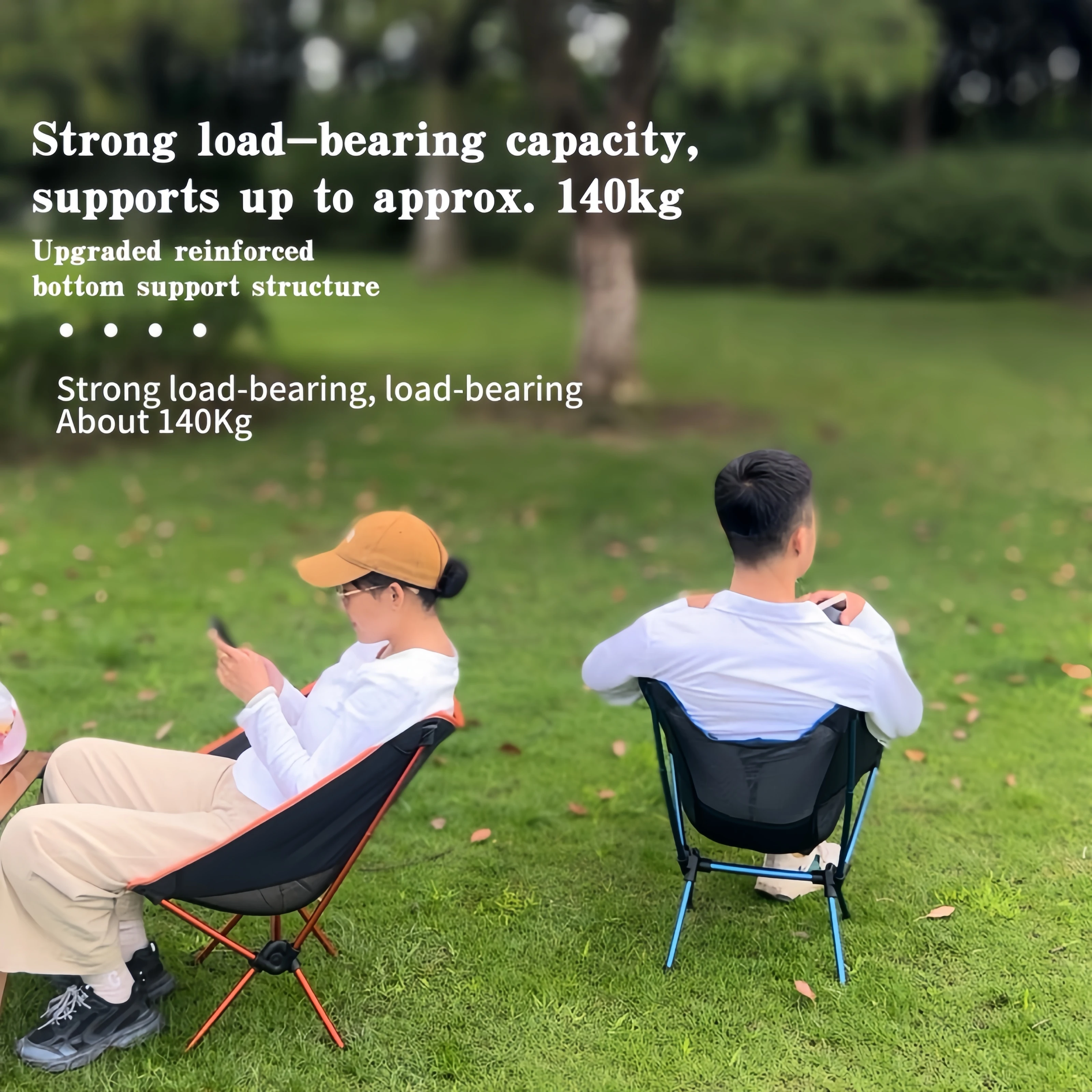 Outdoor chairs, beach chairs, lightweight and practical, easy to carry. Made of high-quality fabric, outdoor folding chairs