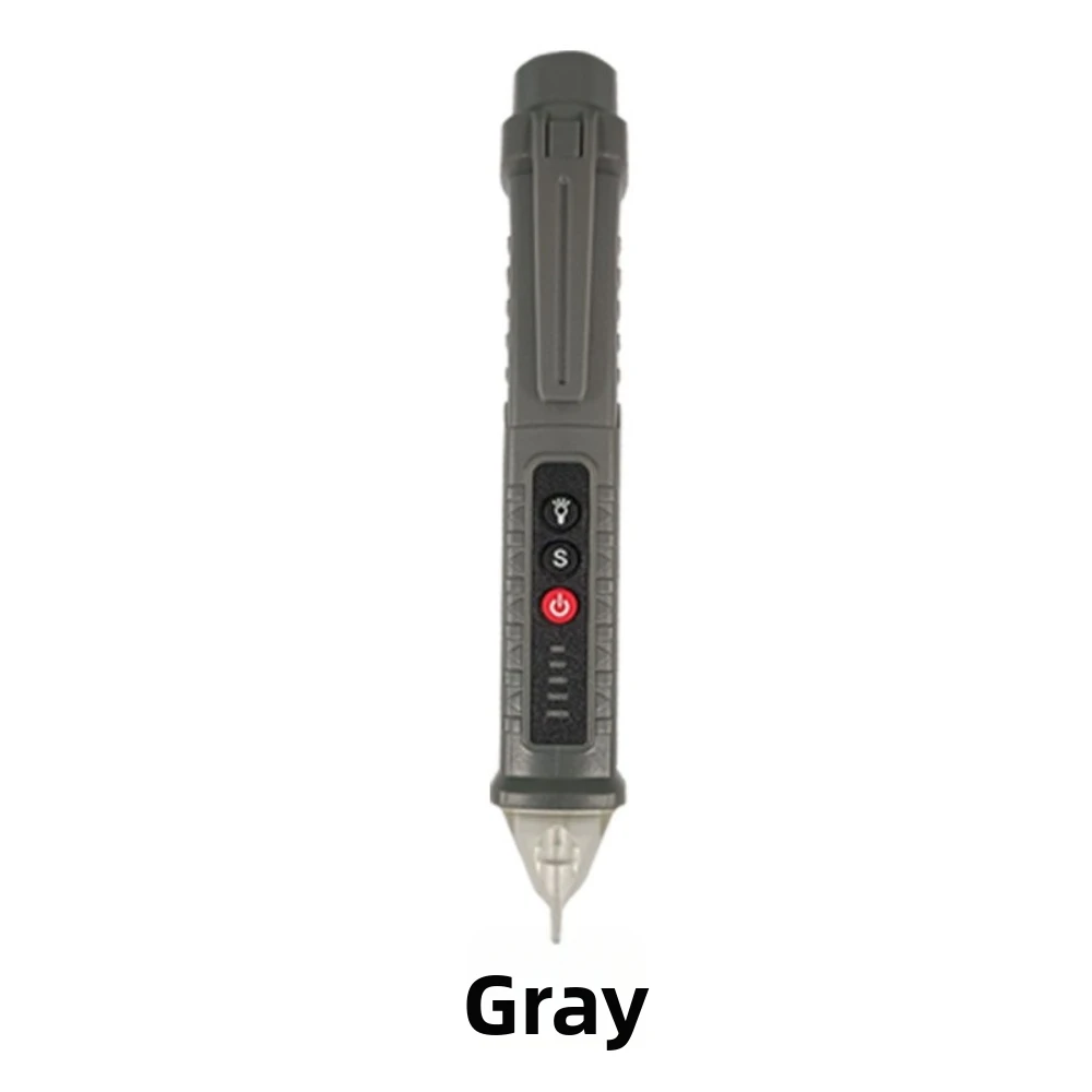 12-1000V Range Non-Contact Voltage Detector Live Wire Sensing Smart Detection Voltage Detection Pen Wall Test LCD Display