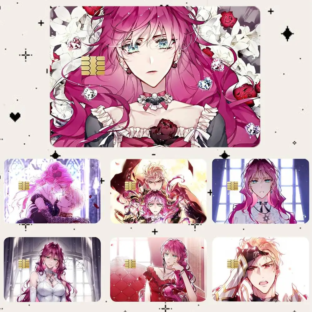 

Death Is The Only Ending For The Villainess HD Waterproof Card Skins Protective Stickers for Credit Bank Game Cards