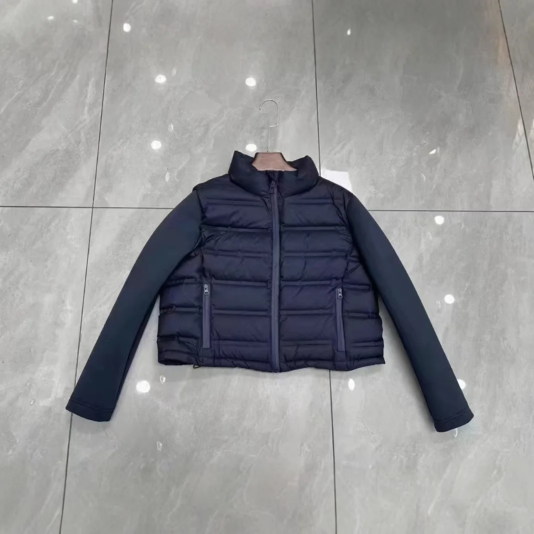 

Loose Casual Fashion Versatile Outerwear Trendy Autumn Winter Lightweight Stand Collar Heat Pressed down Jacket Women Short