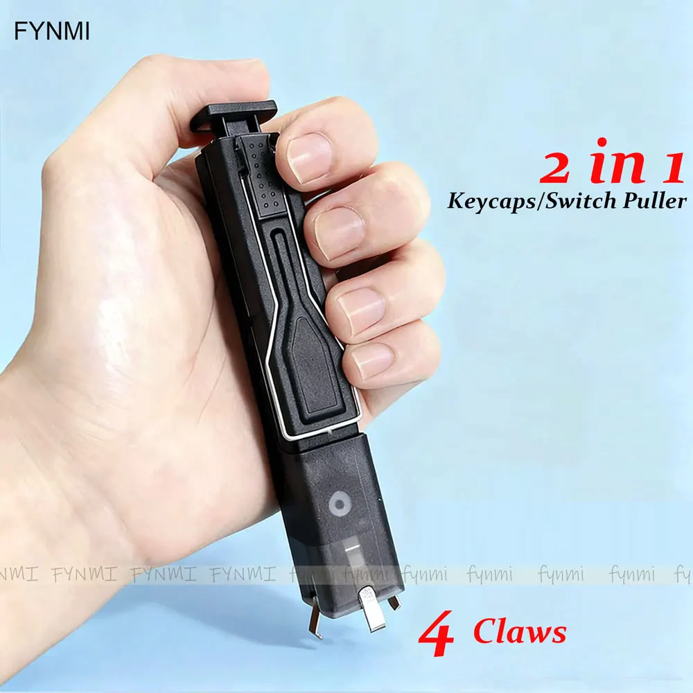 New Fynmi 4 Claws Multifunctional 2 in 1 Keycaps Puller Switch Puller Mechanical Keyboards Tools