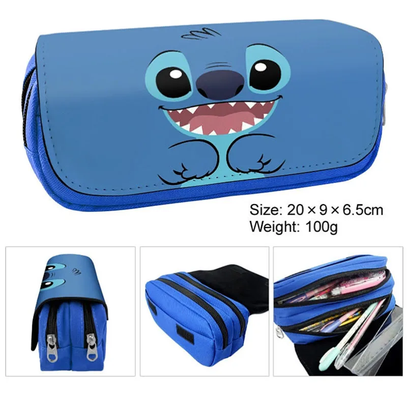 ponto grande anime pencil case bolsas cosmeticos bolsa de lapis escolar caneta suprimentos papelaria presentes estudante 01