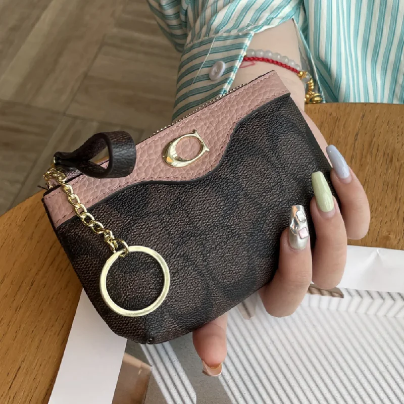2026 Neue Klassische Kleine Geldbörse mit Blumenmuster, Damen-Mini-Geldbörse, Münzbeutel, Kleingeldtasche, Leder-Geldbörse, Aufbewahrungstasche, Kartentasche