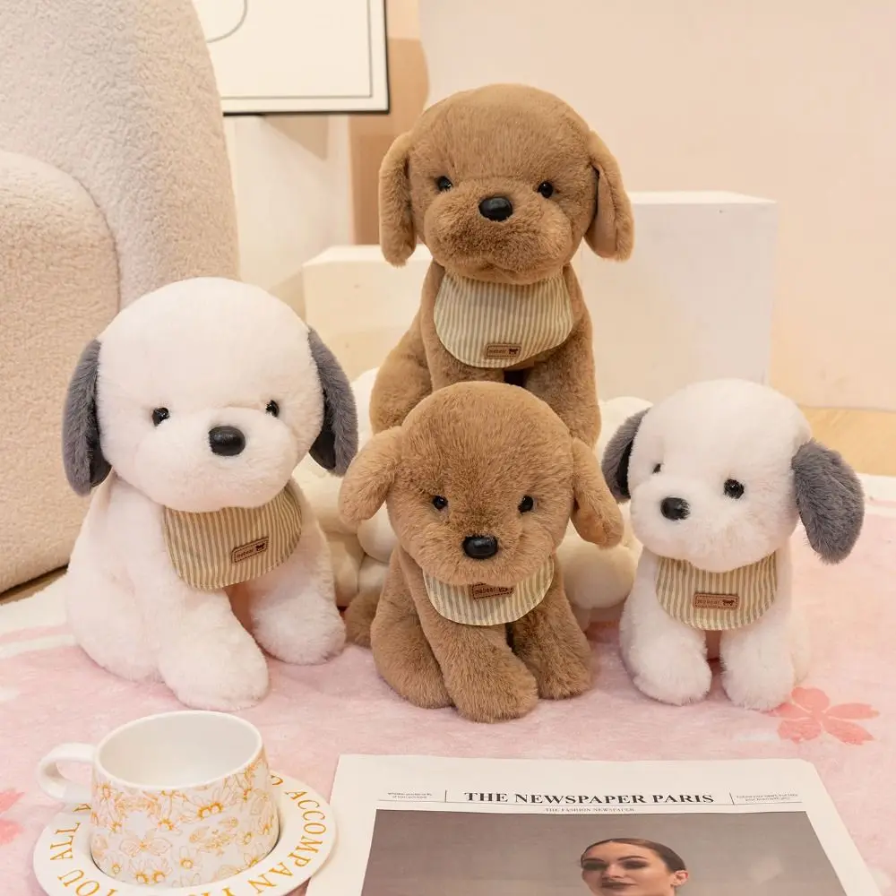 

PP Cotton Cartoon Dog Plush Toys Interactive Handmade Puppy Stuffed Plush Toy Collection Comfortable Stuffed Animal Dog Doll