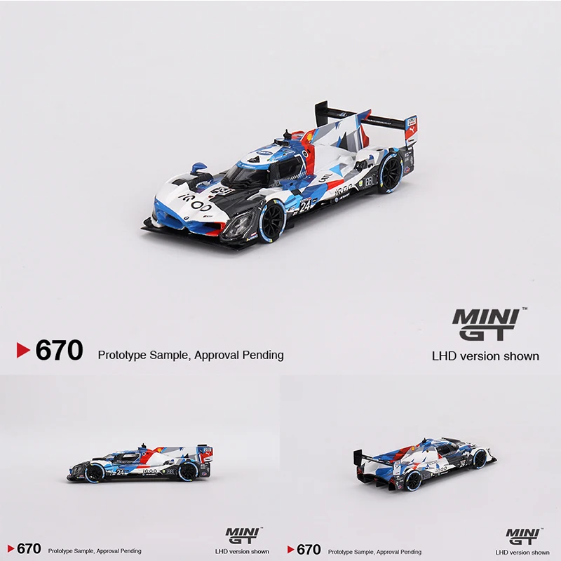 

MINIGT 670 In Stock 1:64 M Hybrid V8 GTP #24 Daytona 24Hrs Diecast Car Model Toys