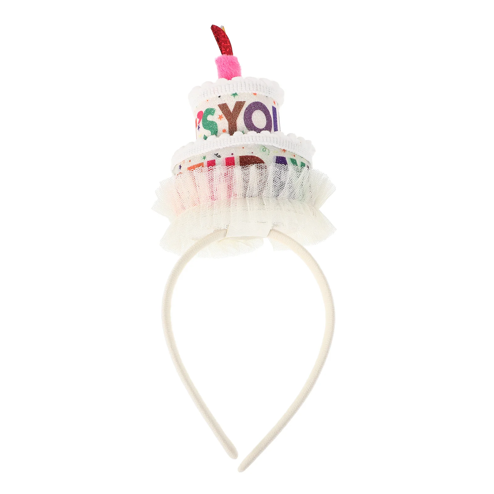 

Cake Headband Photo Props Birthday Photo Props Lightweight Comfortable Materials Party Hat Bulk Headbands Girls