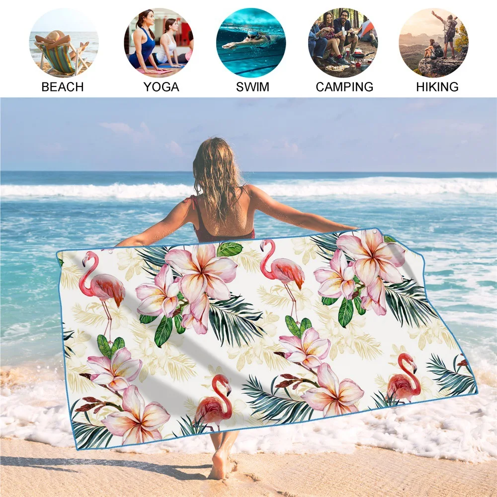 

Beach Towels Comfortable Super Absorbent Large Swimming Towel Summer Outdoor Quick Dry Camping Sports Towels for Women