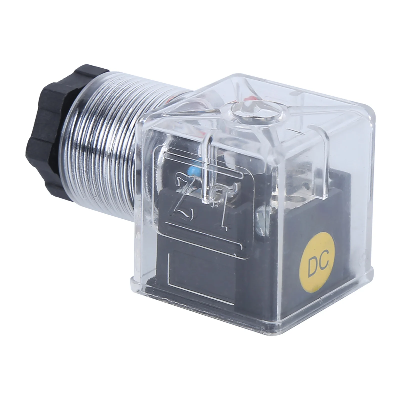 5Pcs Solenoid Coil Plug Hydraulic Solenoid Valve Transparent Voltage Universal Accessories DC24V