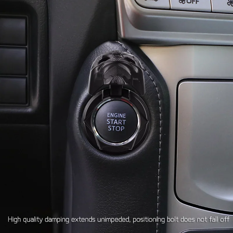 Panther one-click start protective cover decorative stickers ignition ring button switch decorative cover creative interior univ
