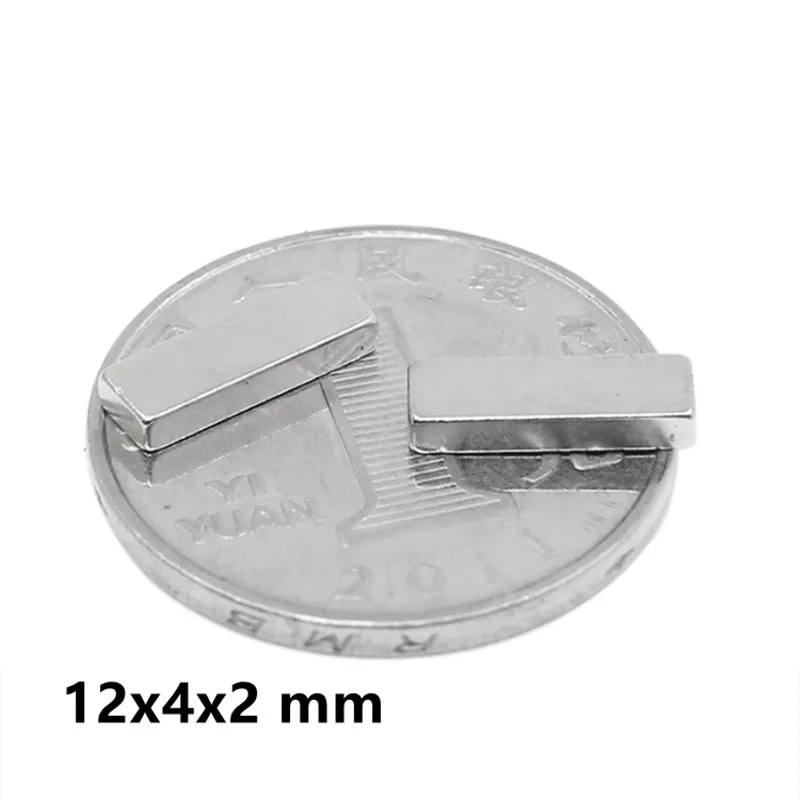 20 ~ 1000 шт., мощный лист магнитов 12x4x2 мм