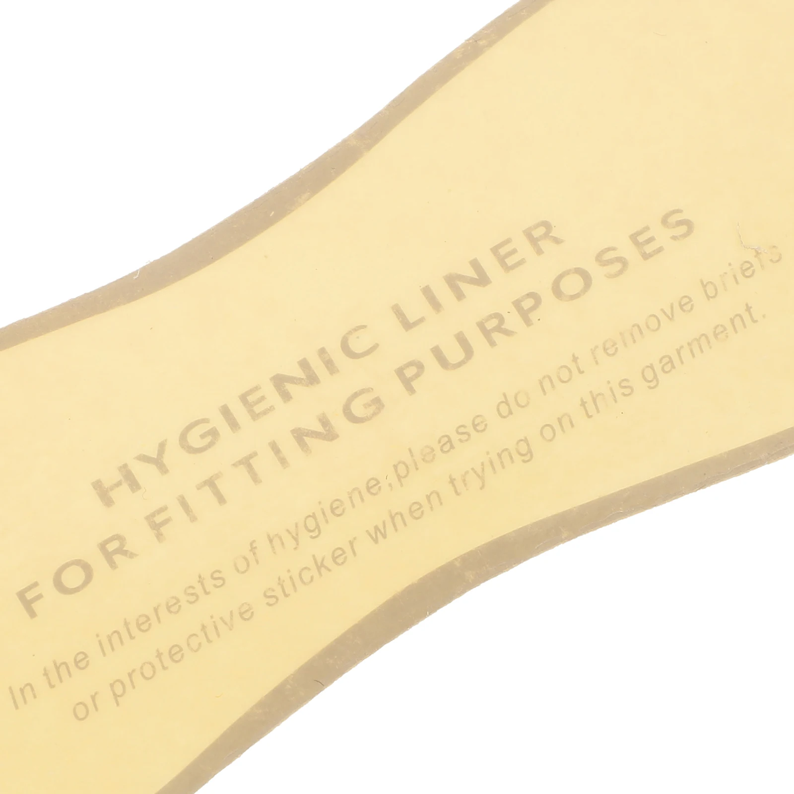 

50pcs Warning Label Lingerie Sticker Protective Liner For Swimsuit Underwear Clear Adhesive Stickers File Folder Label