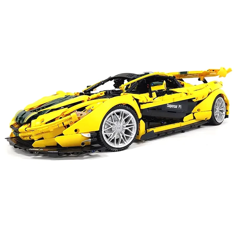 JIESTAR 91101 Technical P1 Super Sport Car Hypercar Building Blocks MOC Racing Vehicle Bricks Puzzle Children Toy Christmas Gift