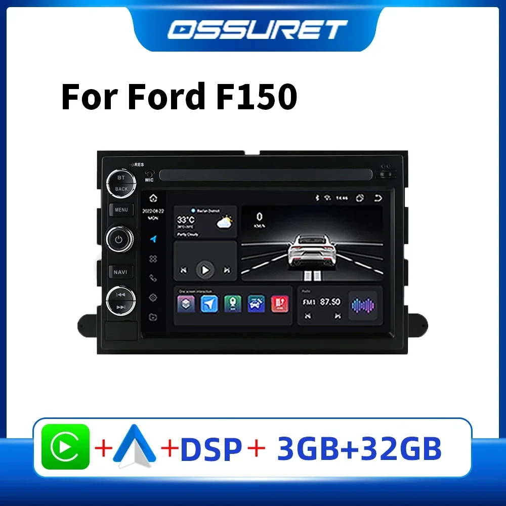 

Radio Car Stereo Android for Ford F150 Explorer F350 Mustang Fusion Escape Edge Focus Freestyle Taurus Carplay Multimedia Player