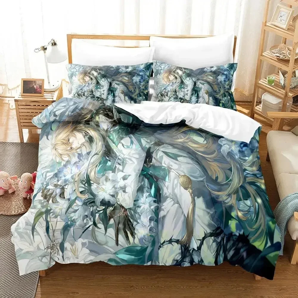 Anime Honkai Star Rail Bedding Set Single Twin Double Queen King Cal King Size Bed Linen Set
