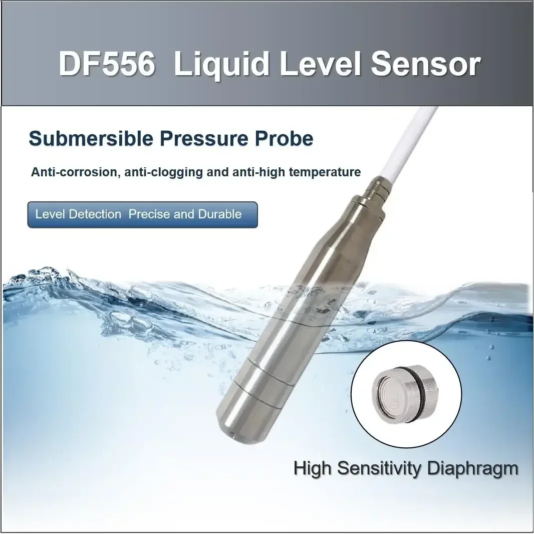 2026/Hot sale IoT wireless liquid level measurement monitoring DF556 lora atex level sensor