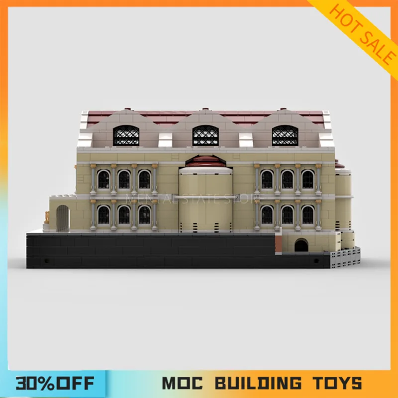 Bloques de construcción MOC Basilica di Massenzio para niños, montaje creativo educativo de juguete, personalizado, regalo de vacaciones, 2423 piezas