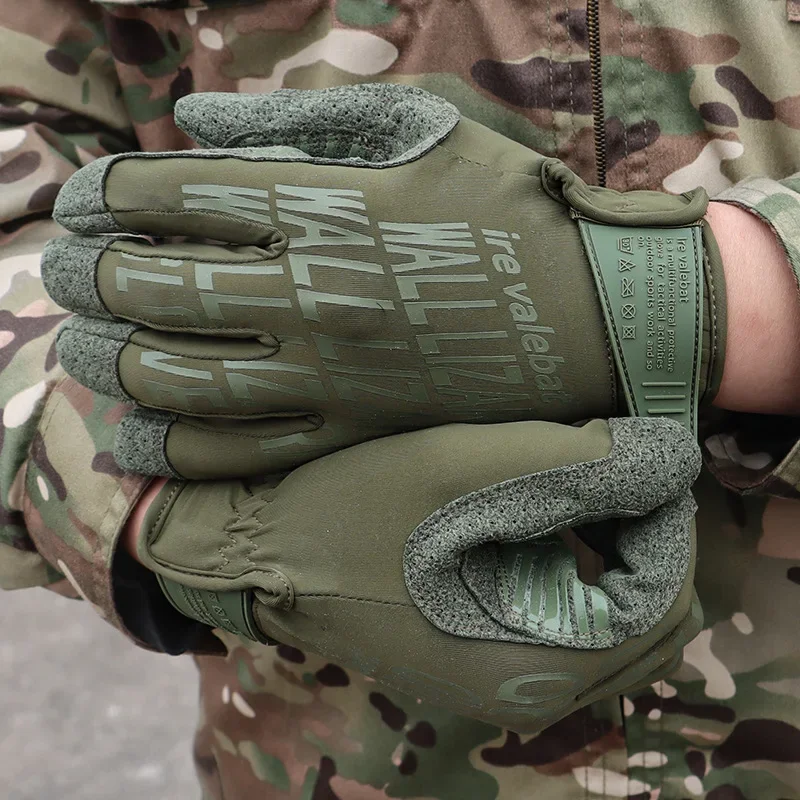 Tactical Gloves Airsoft Shooting Touch Screen Full Finger Gloves Fitness Training Hiking Antiskid Gloves