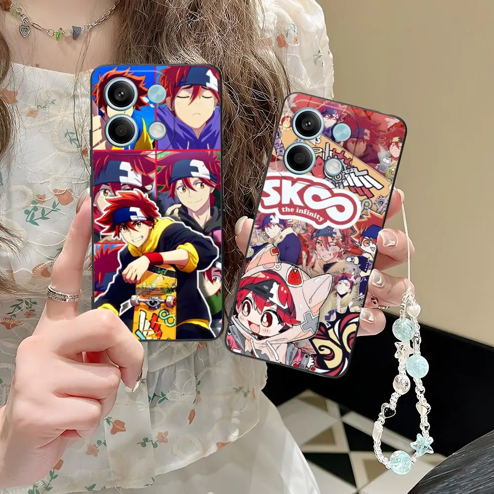 

SK8 Infinity Reki Kyan Чехол для телефона POCO F6 F5 F4 F3 F2 Pro GT C40 Защитный чехол с цветным принтом Довольно роскошный чехол