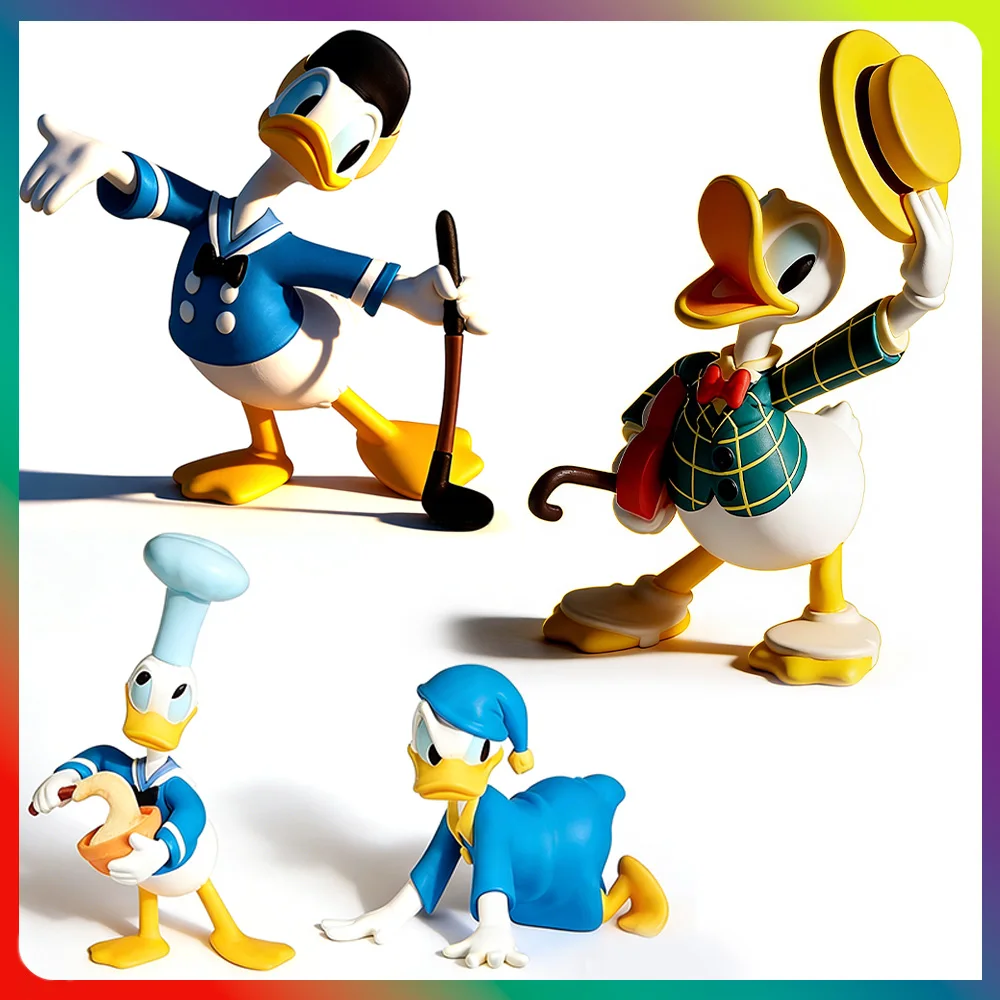 Figuras de acción de Pato Donald de Disney, muñecos de Anime, regalos de Navidad Kawaii para niños, regalos para niños, muñecos decorativos de escritorio