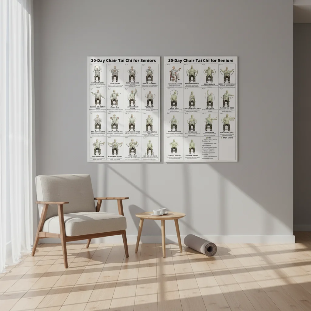 Tai Chi Exercise Plan Poster f - Sports Equipment Poster 评论和价格