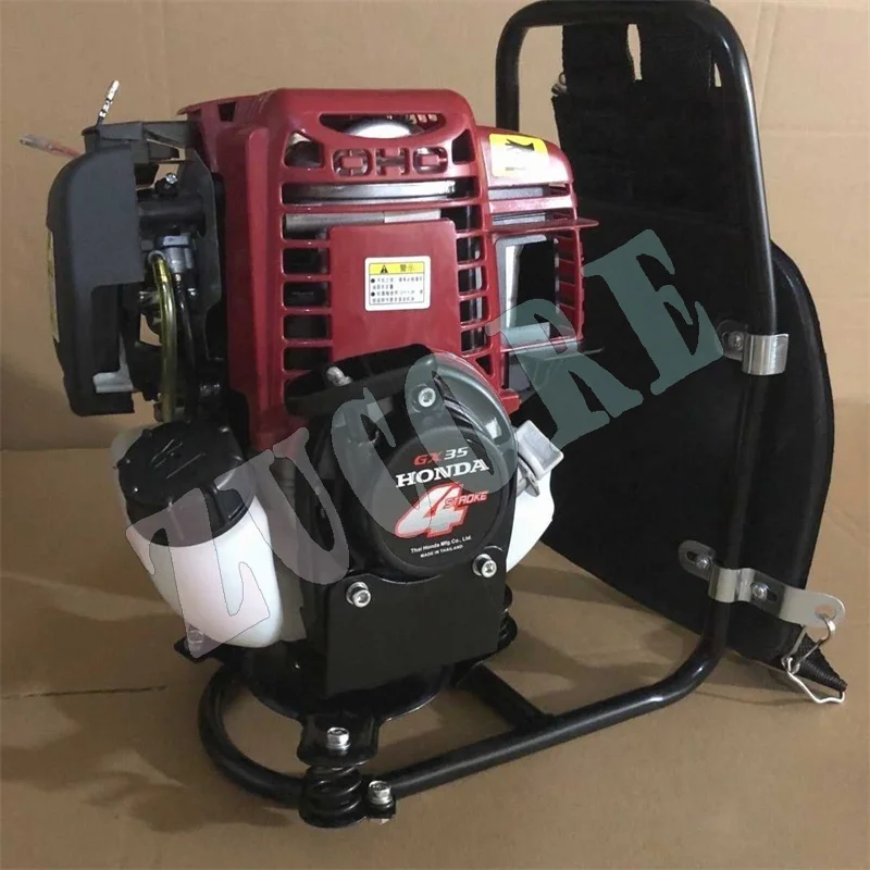 محرك رباعي الأشواط GX35 محرك بنزين رباعي الأشواط ، محرك بنزين رباعي الأشواط لقاطع الفرشاة مع أدوات كهربائية 35.8 cc 1.3HP