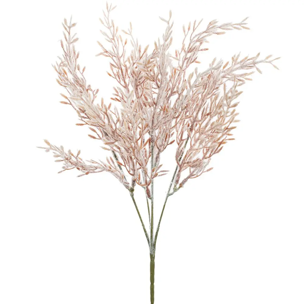 Künstliche Blume, beflocktes Weizenähren-Design, Gartenbogen, Hochzeitsbrautstrauß, Heimdekoration, Vase, Tischdekoration, Festival-Party-Girlande, DIY-Geschenk, Dekoration – Detail 4