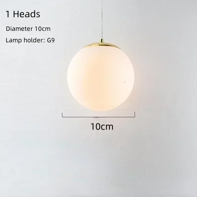 JIANKEXING Moderner 6-7 Köpfe Magic Bean Glas-Kronleuchter für Esszimmer, Küche, Insel, Wohnzimmer, Schlafzimmer, Loft, Haus, Beleuchtungskörper, Dekor 9