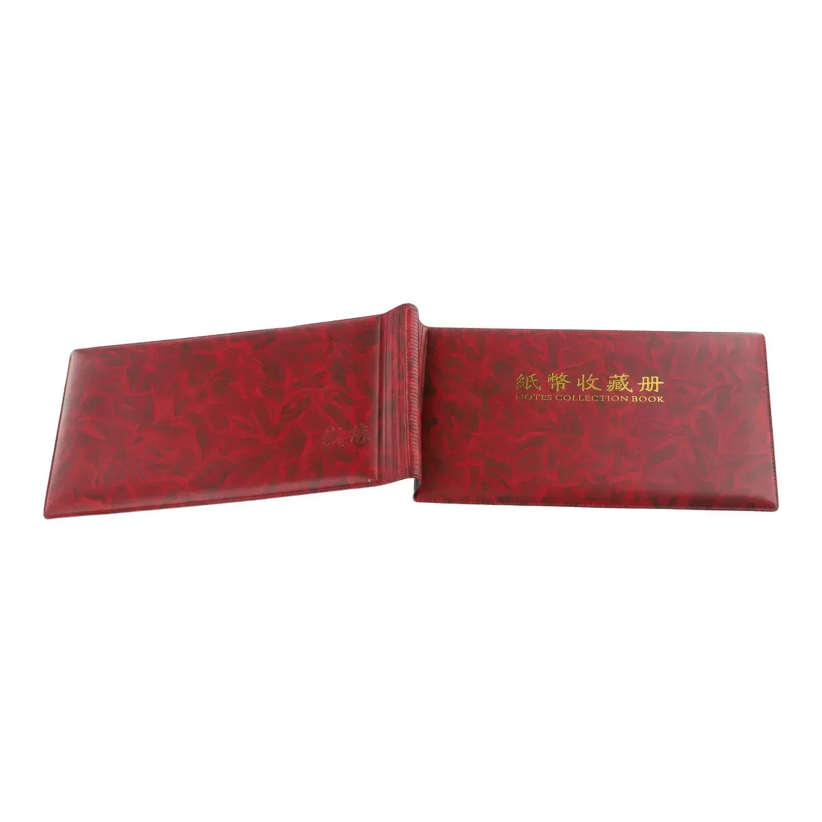 

Paper Money Pocket Collection Album Wallet Currency Banknote 20 Notes w/ Imitation Leather Cover Color At Radom