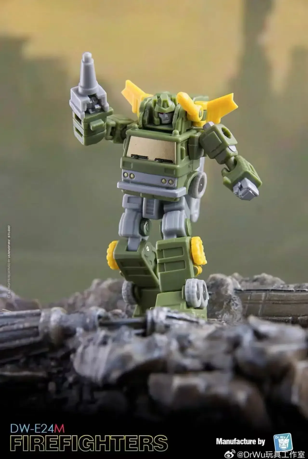 

Spot Goods Doctor Wu DW-E30 Jack E24M Зеркальная пожарная машина Серия небольших пропорций